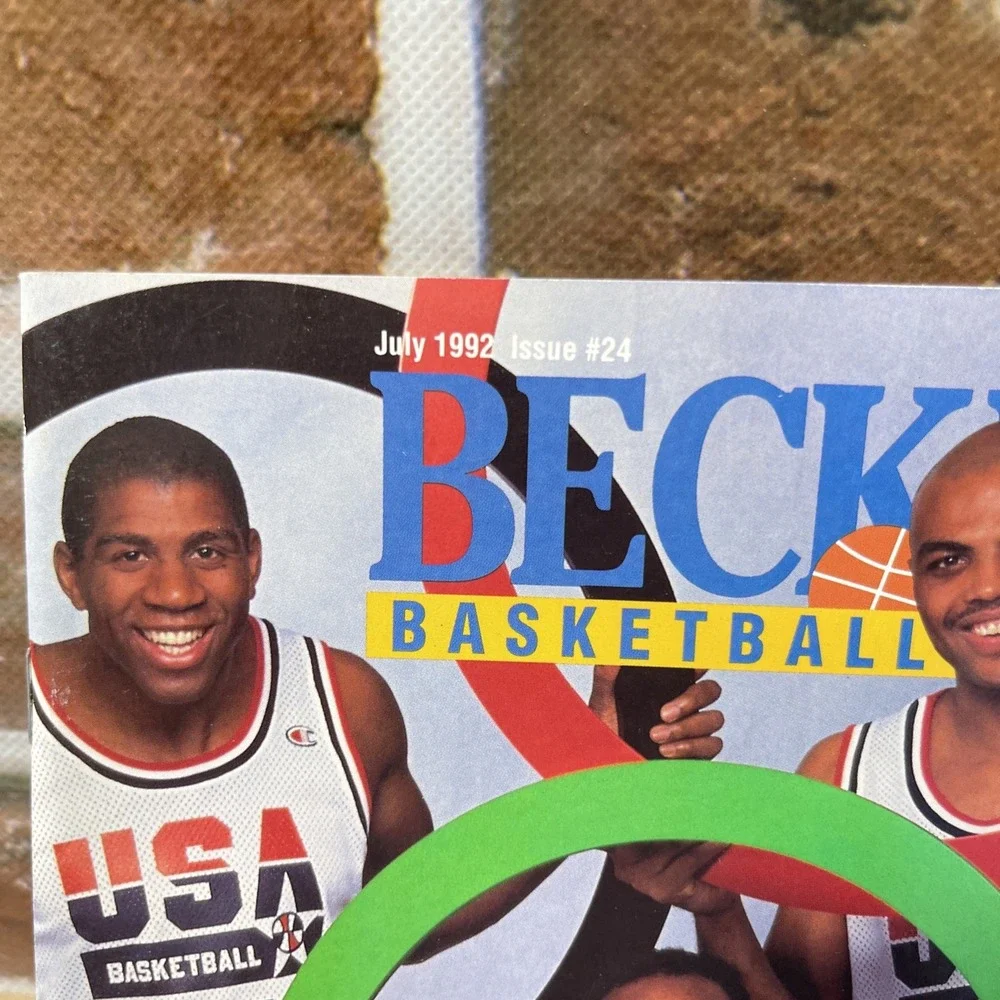 Beckett Basketball Monthly Jul 1992 Issue #24 USA Basketball Cover